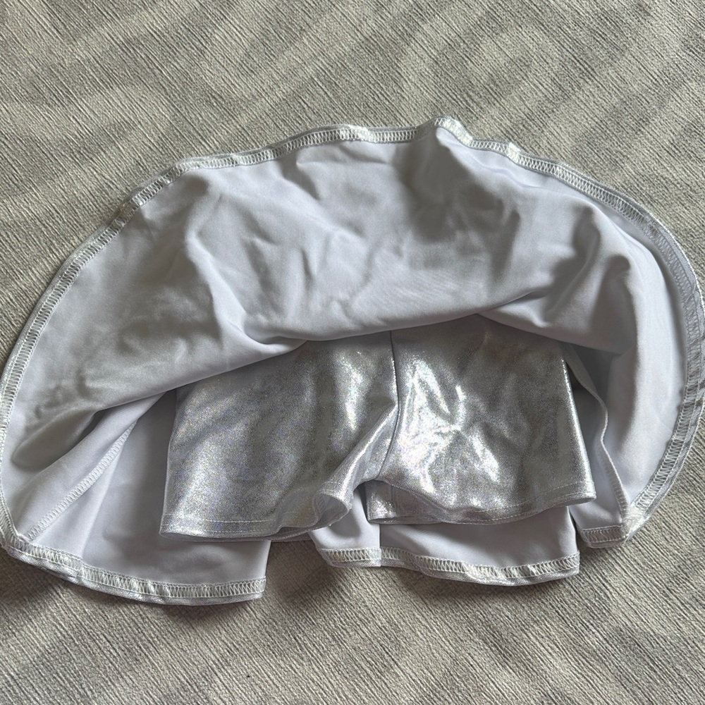 Dori Creations Silver Skater Skirt Skort - Picture 2 of 2